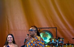 Stevie Wonder at Jazz Fest - photo by Ryan O'Malley
