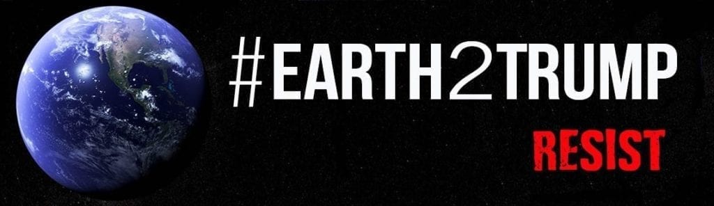 #Earth2Trump logo