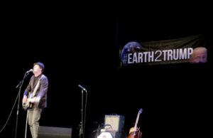 Casey Neill at #Earth2Trump - photo by Kelly D