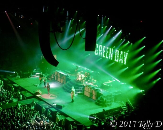 Green Day at the DCU Center, Worcester MA 03.17.17 - photo by Kelly D