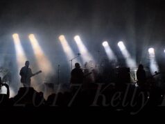 Pixies onstage at John M. Greene Hall in Northampton, MA