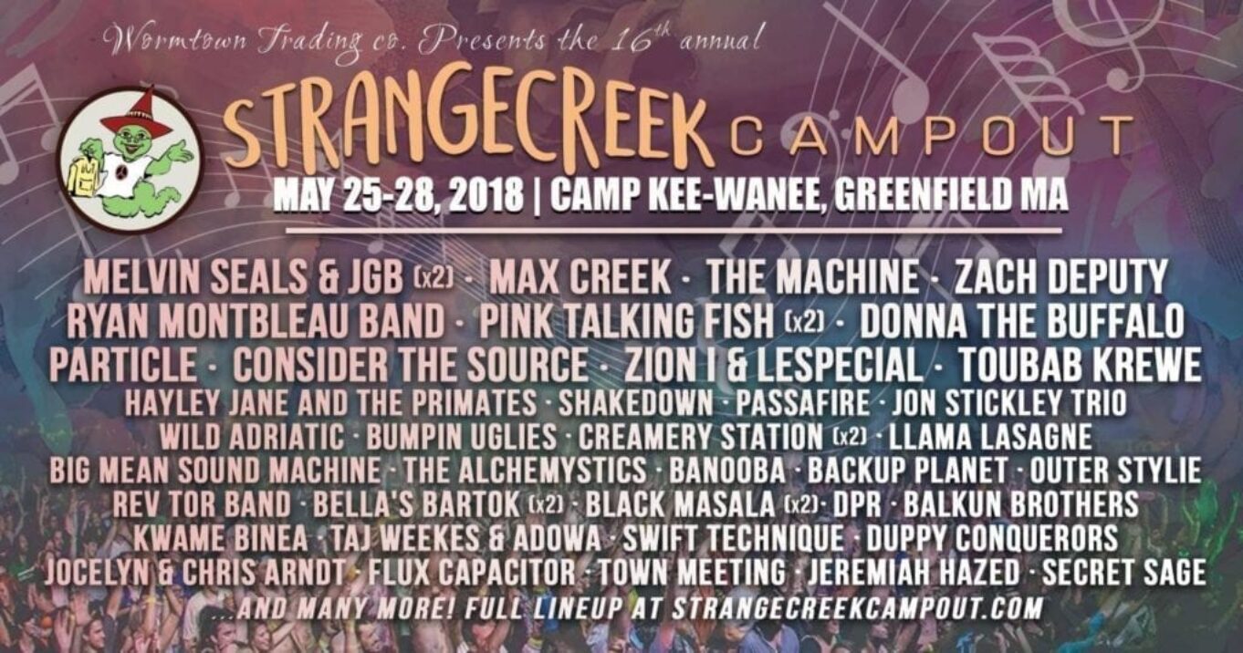 StrangeCreek CampoutMay 25th28th, 2018 Live Music News