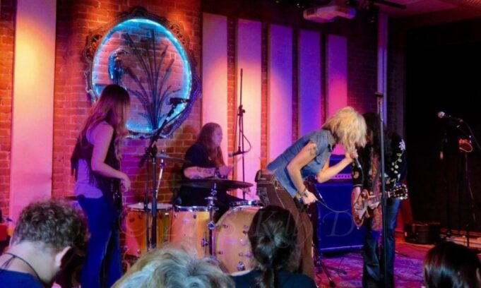 Lez Zeppelin performs at Hawks and Reed in Greenfield, MA - photo by Kelly D