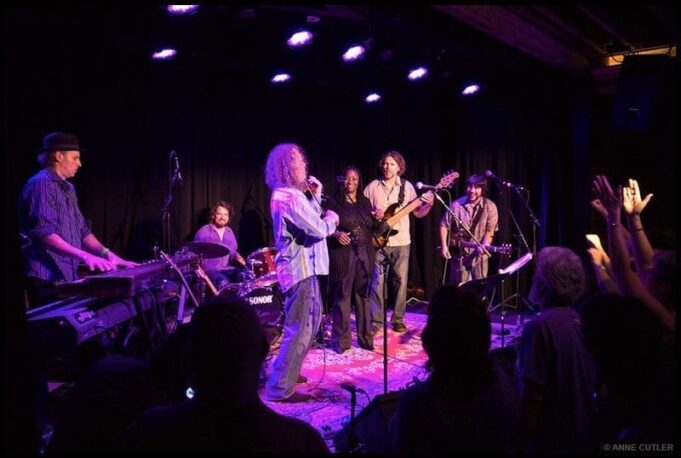 The Contribution performing - photo by Anne Cutler