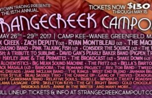 StrangeCreek Campout-May 26th-29th, 2017 StrangeCreek 2017 lineup