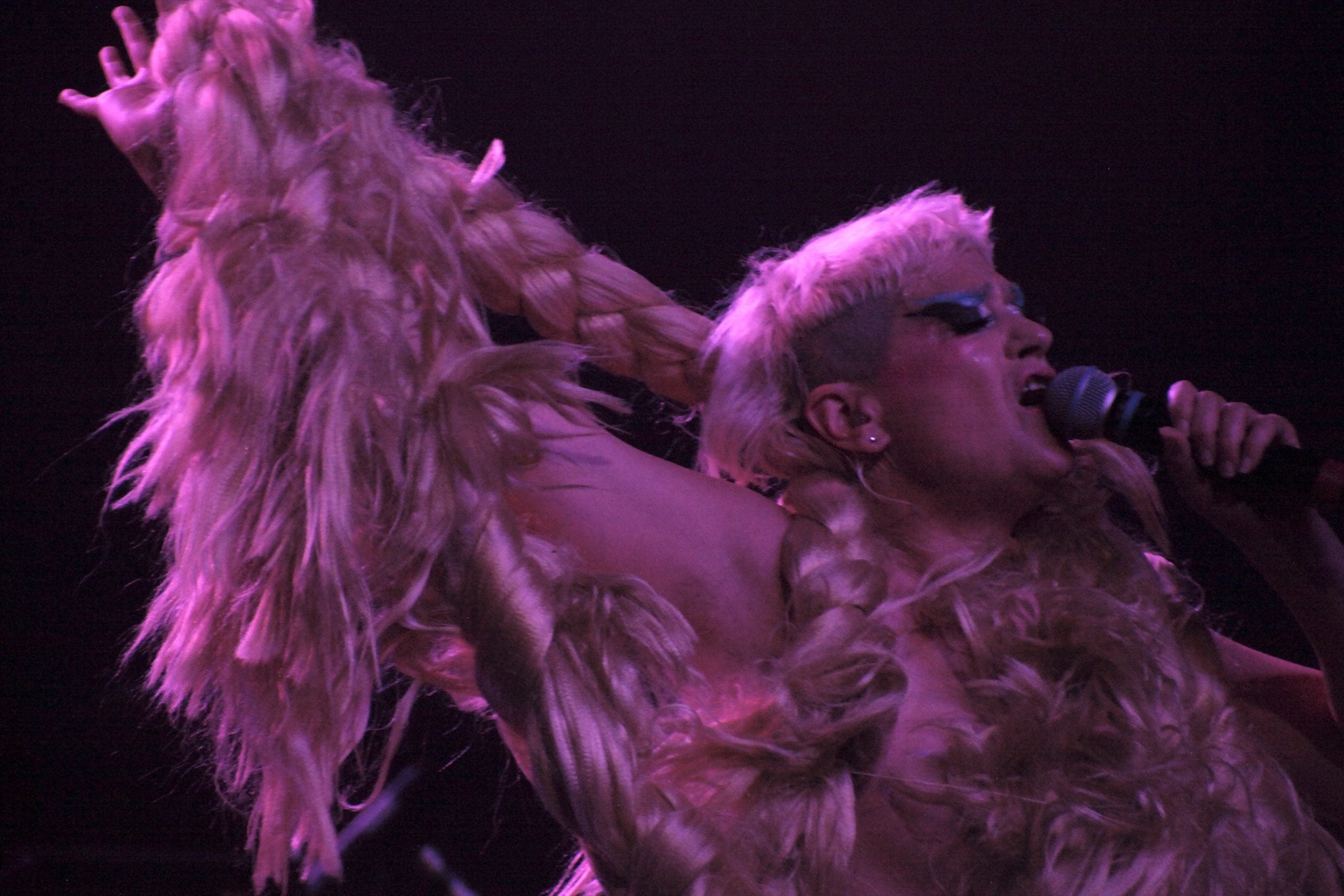 The Canadian singer, electronic musician and songwriter Peaches