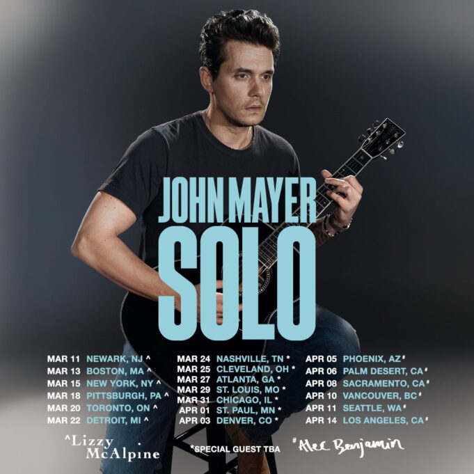 john mayer tour 2016