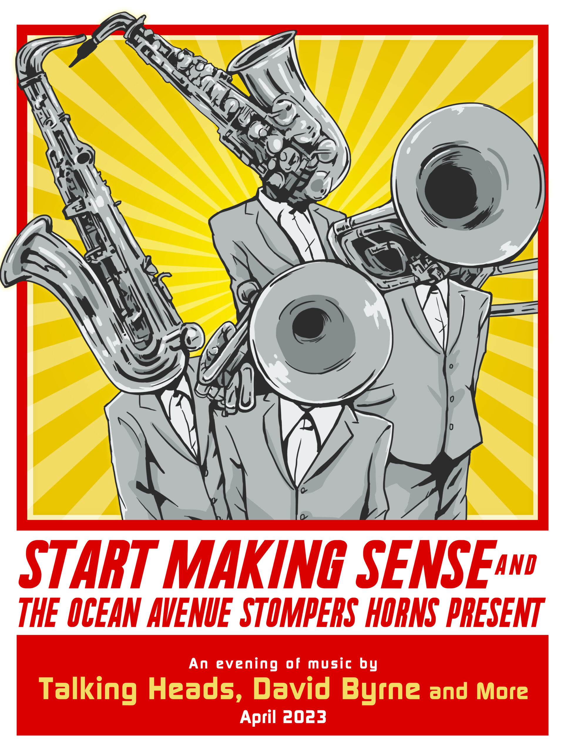 Ocean Avenue Stompers Horns to join Start Making Sense on