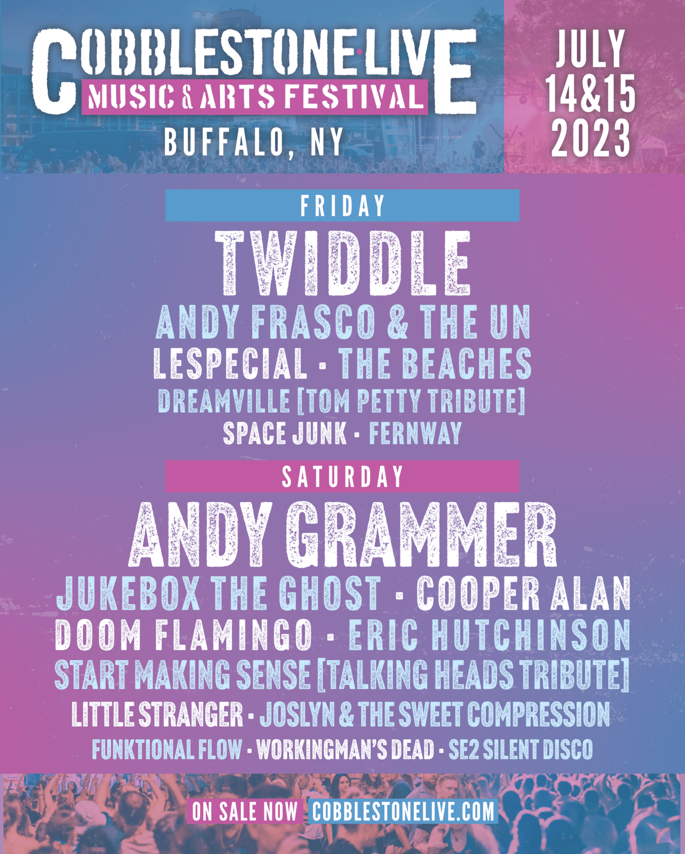 COBBLESTONE LIVE MUSIC & ARTS FESTIVAL REVEALS 2023 LINEUP Live Music